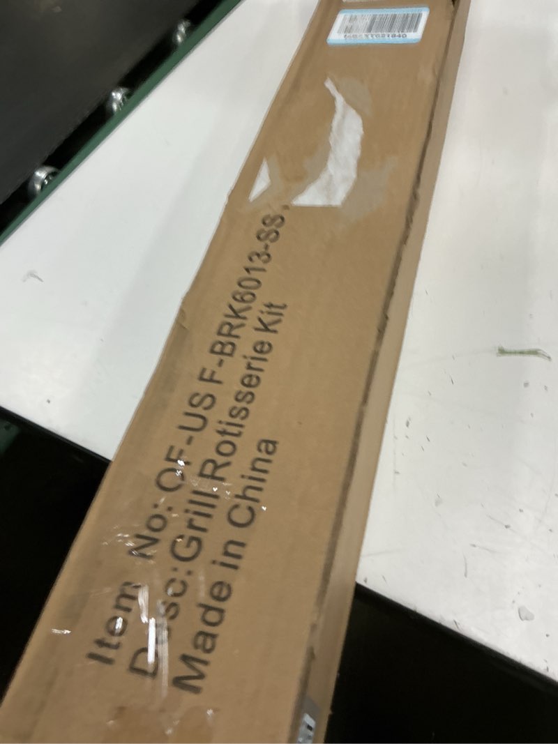 Condition photo showing New/Like New for onlyfire stainless steel bbq rotisserie kit for weber genesis 310/330(year under 2016), spirit 310/330 series gas grills - 3/8" square spit rod