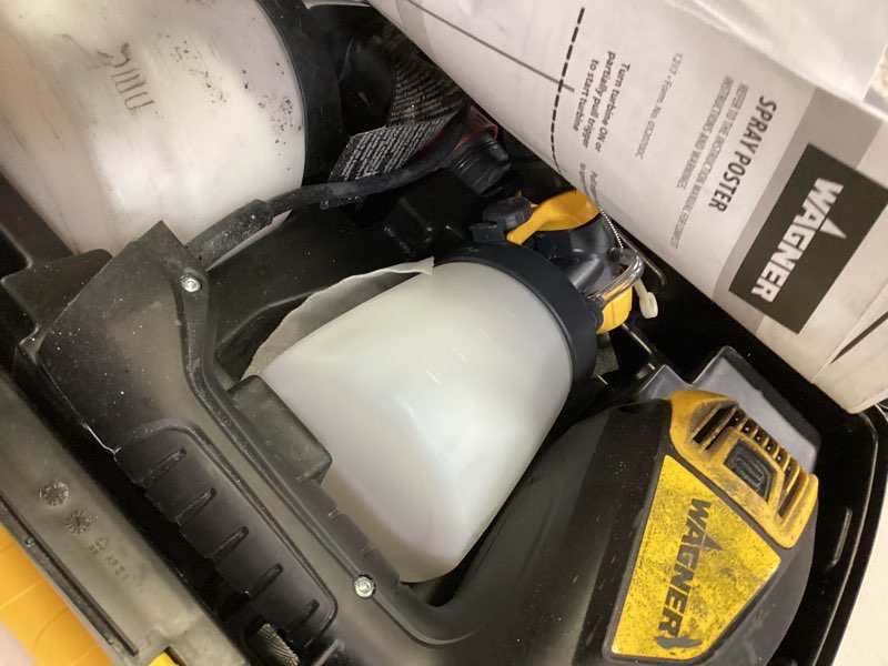 Condition photo showing As Is for flexio 3500 handheld hvlp paint sprayer