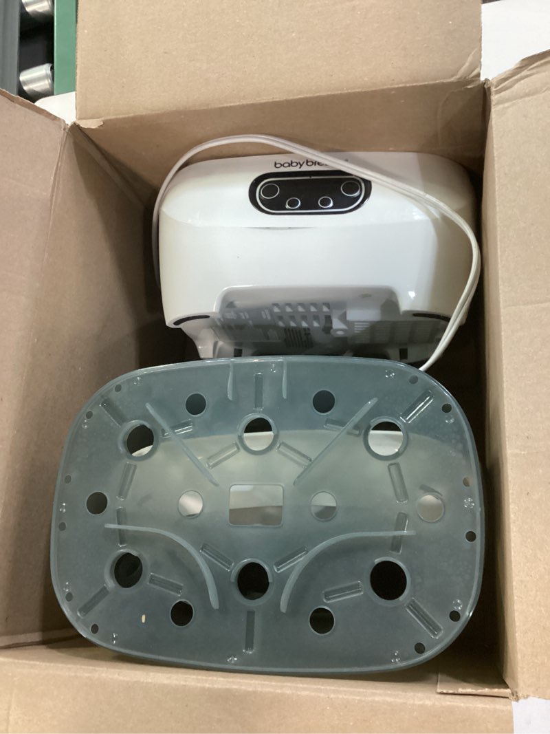 Condition photo showing As Is for baby brezza baby bottle washer pro - clinically proven better cleaning - washer, sterilizer + dryer in one appliance for essentials like bottles + pump parts – machine replaces brushes + racks