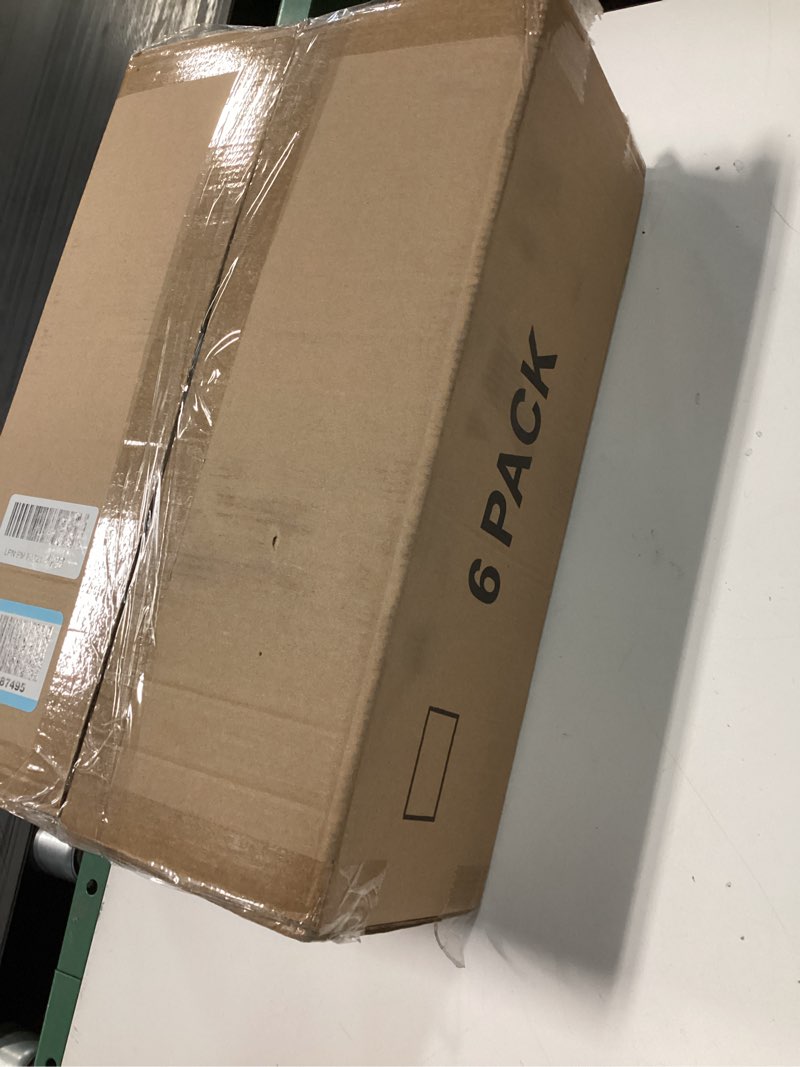 Condition photo showing New/Like New for 12 pack clear shoe storage organizer with magnetic door,stackable plastic shoe boxes for sneakers,boots,and heels,space-saving foldable shoe rack for closet,durable shoe cabinet organizer,white white 12 pcs