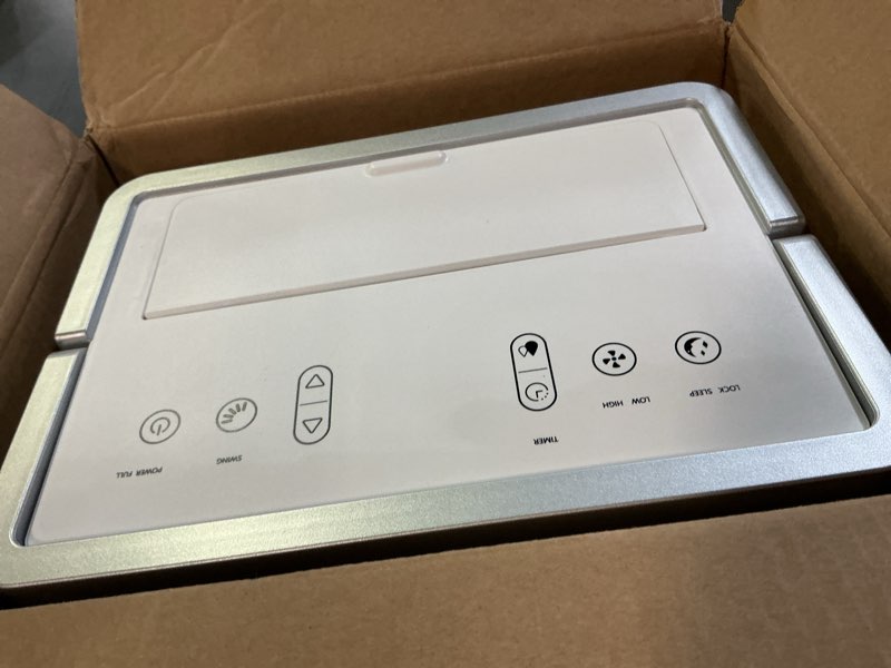 Condition photo showing As Is for 34 pints dehumidifier for basement, 2500 sq. ft dehumidifiers for home with drain hose, quiet dehumidifier for bedroom, bathroom, 24hr timer, 3-color indicator, auto defrost & child lock