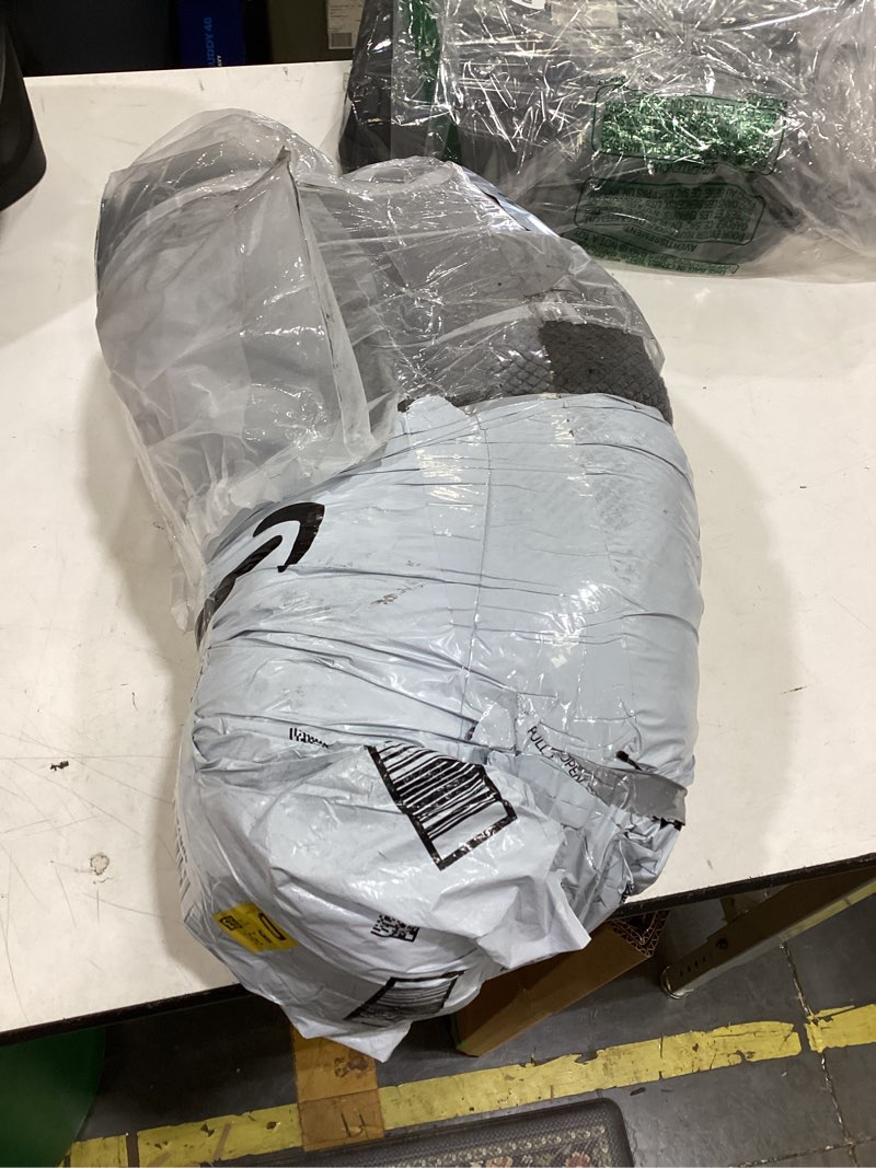 Condition photo showing As Is for hombys extra thick chair cushions for office,6 in breathable adult booster seat for car,car seat cushion to raise seat height,shredded memory foam desk chair cushion for long sitting,dark grey 16"x16"x6" grey