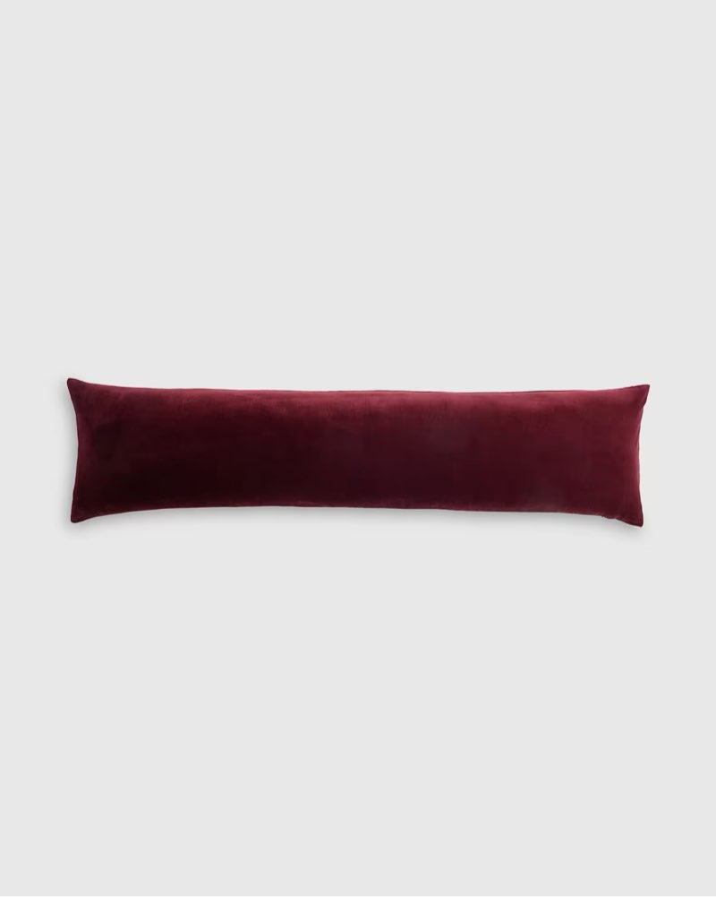 Cotton Velvet Oversized Lumbar Pillow Cover size 12”x48” 