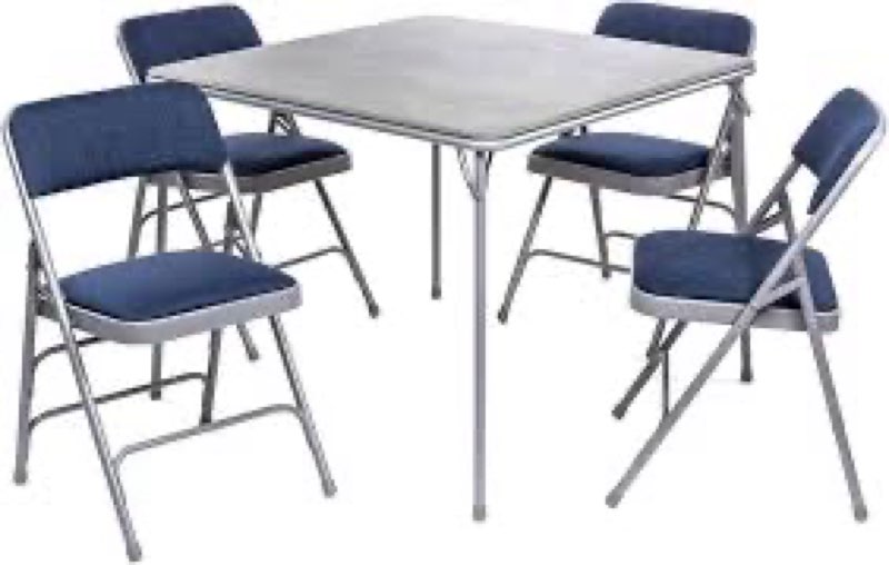 Gaderth Folding Card Table Portable Activity Table 