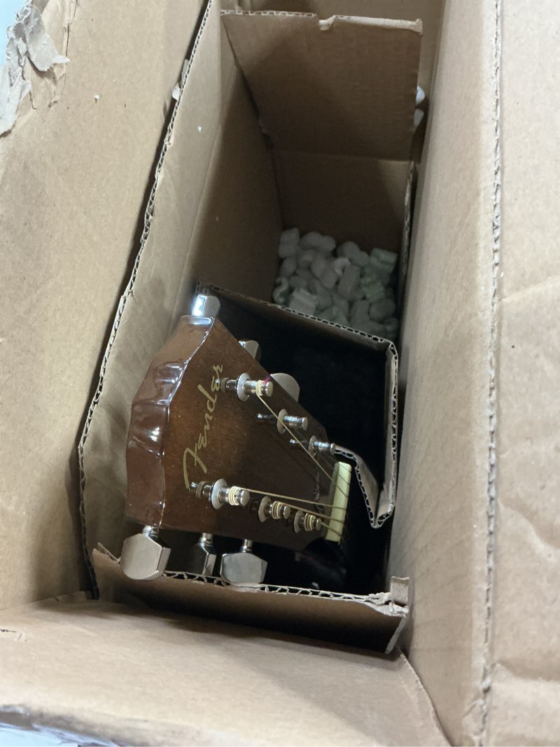 Condition photo showing Good Condition for fender cp-60s parlor acoustic guitar, with 2-year warranty, 3-color sunburst parlor style guitar only sunburst