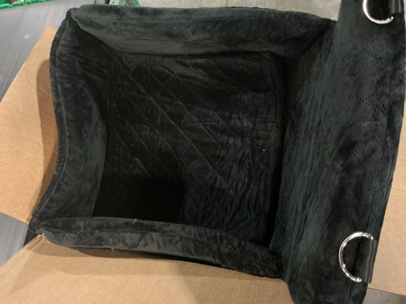 Condition photo showing Good Condition for Dog Car Seat for Small Dogs Under 30lbs, Washable Pet Travel Car Bed with Memory Foam,Fully Detachable Cover,2 Storage Pockets & Safety Leash,Non-Slip Bottom(Black) Black Small