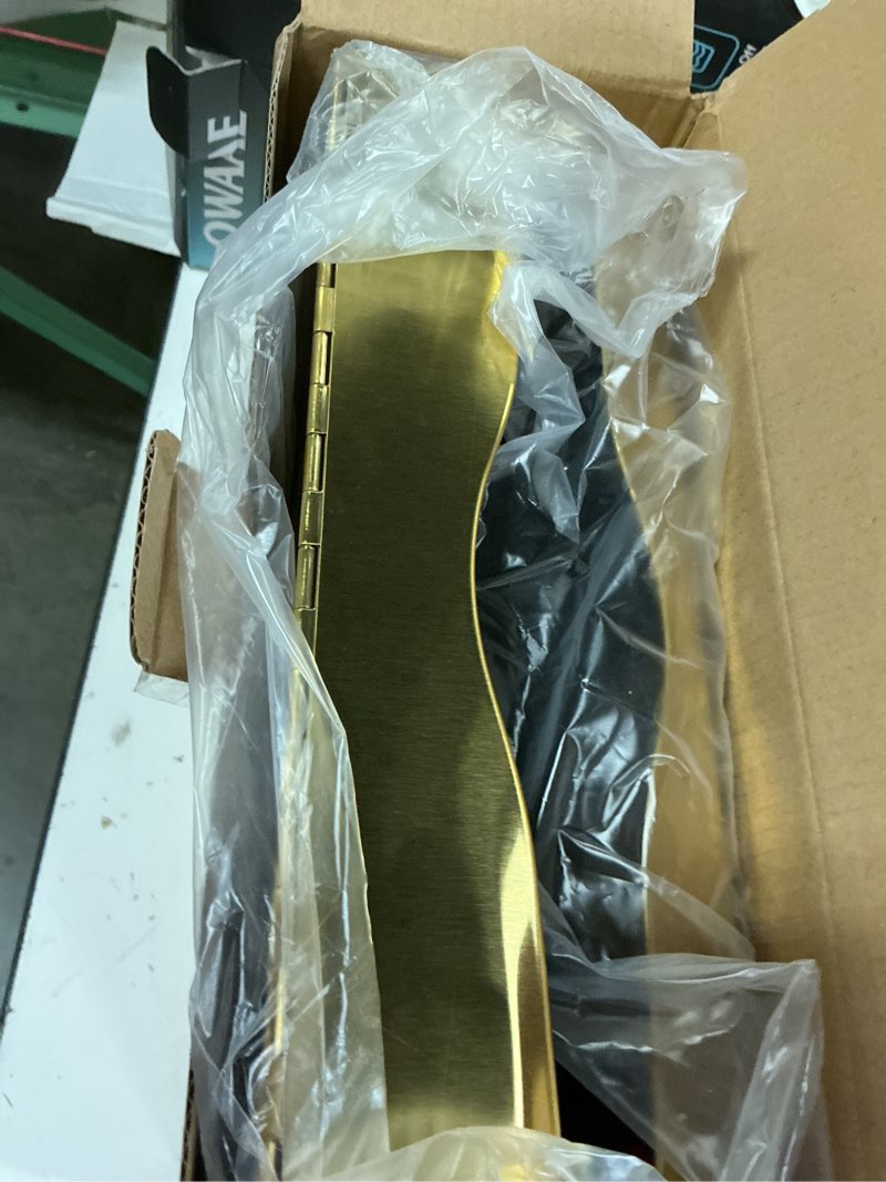 Condition photo showing Good Condition for commercial paper towel dispenser wall mount, tri-fold/multi-fold/c-fold stainless steel paper towel holder hand towel dispenser with key (gold)