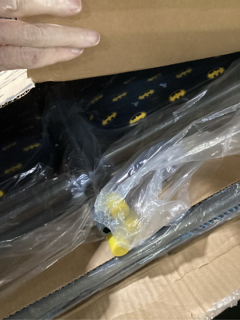 Condition photo showing New/Like New for Batman 3 Piece Children's Activity Square Table and 2 Folding Chairs Set, Ages 3+