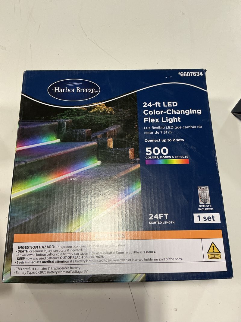 Condition photo showing Good Condition for harbor breeze indoor/outdoor 24-ft integrated led multicolor strip light