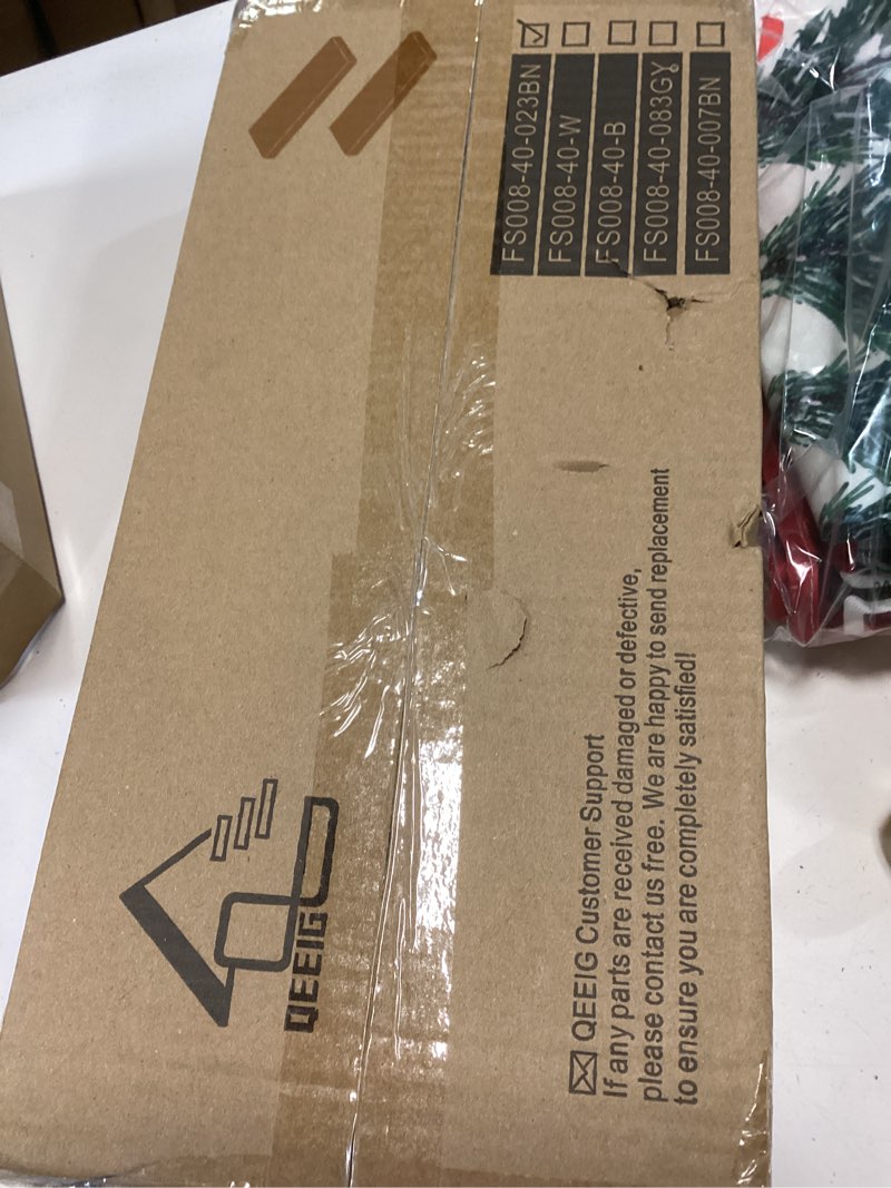 Condition photo showing New/Like New for QEEIG Bathroom Floating Shelves for Wall - 15.7" Wall Mounted Shelf Over Toilet Farmhouse Home Decor Display Bookshelf Small 15.7 x 6.7 inch Set of 2, Rustic Brown (008-40BN) 15.7" A. Brown