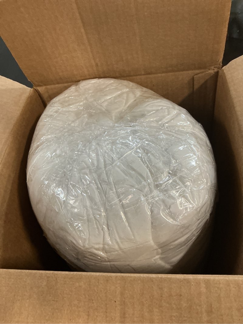Condition photo showing As Is for Amazon Basics White Down Alternative Comforter and Duvet Insert with Corner Tabs (King, All-Season) King All-Season