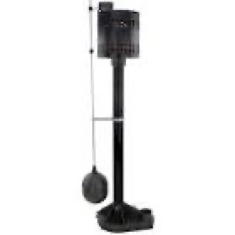 utilitech thermoplastic pedestal sump pump 1/3 hp 58gpm 115v