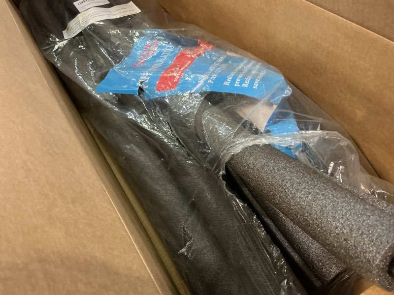 Condition photo showing Good Condition for Insulating Foam Pipe Covers, Outdoor Water Pipe Insulation Water Pipe Freeze Protection,Foam Tube Suitable for Outdoor and Indoor Water Pipe Pipeline(12 Pcs,1inch) TFPC-1-12