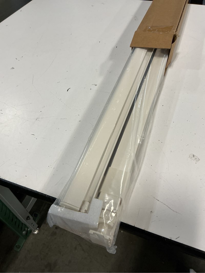 Condition photo showing Good Condition for no drill cordless zebra blinds for windows, linen high precision fabrics, 34" w x 48" h linen - beige linen - beige 34" w x 48" h