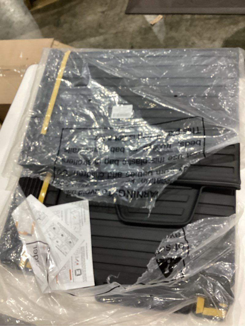 Condition photo showing Good Condition for cargo mat with backrest mats for 2019-2025 2026 bmw x5 g05, all-weather tpe cargo liner trunk mat with seat back covers for bmw x5 accessories (only for 5 seats) 19-25| for bmw x5