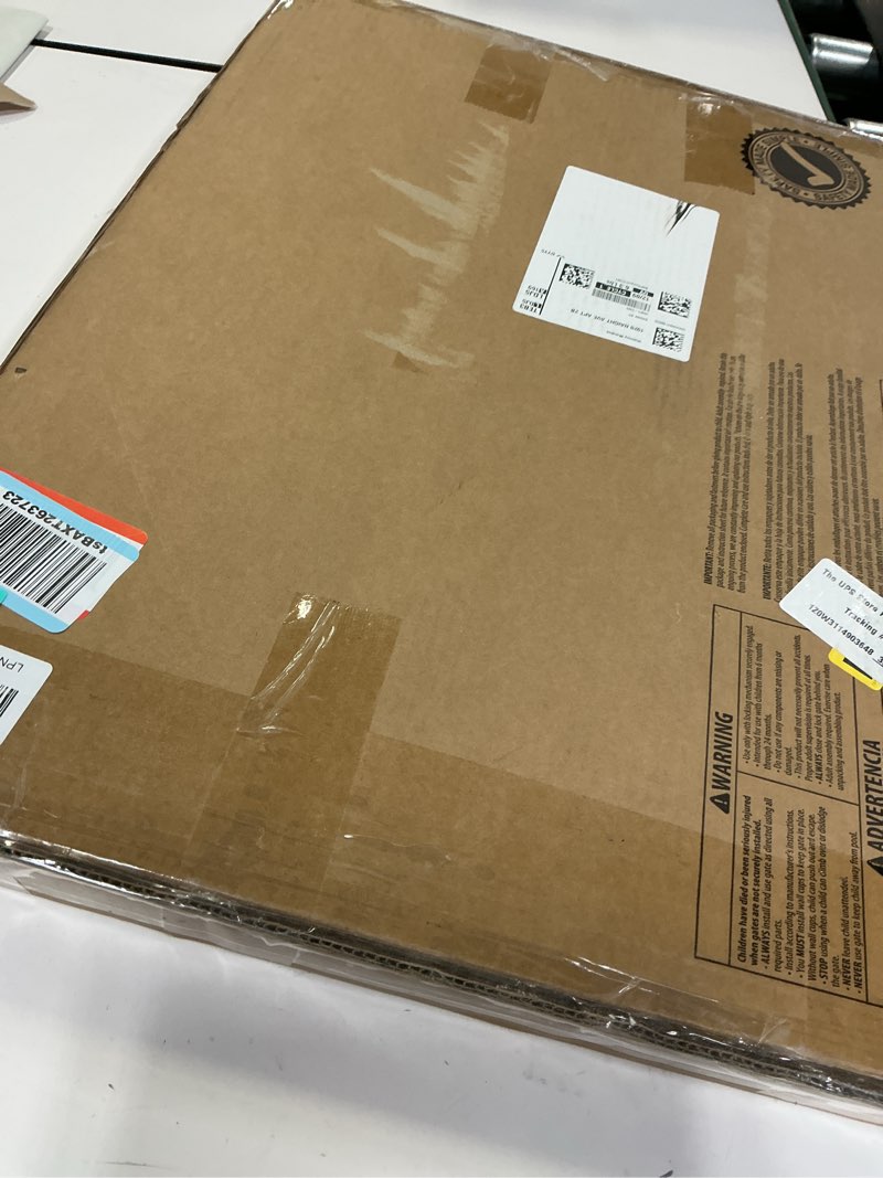 Condition photo showing Good Condition for Ingenuity Doorway 42W Series Dog and Baby Gate, Indoor Outdoor, Won't Rust or Fade, Plastic Panel, Fits 23-42" Openings, 24” Tall