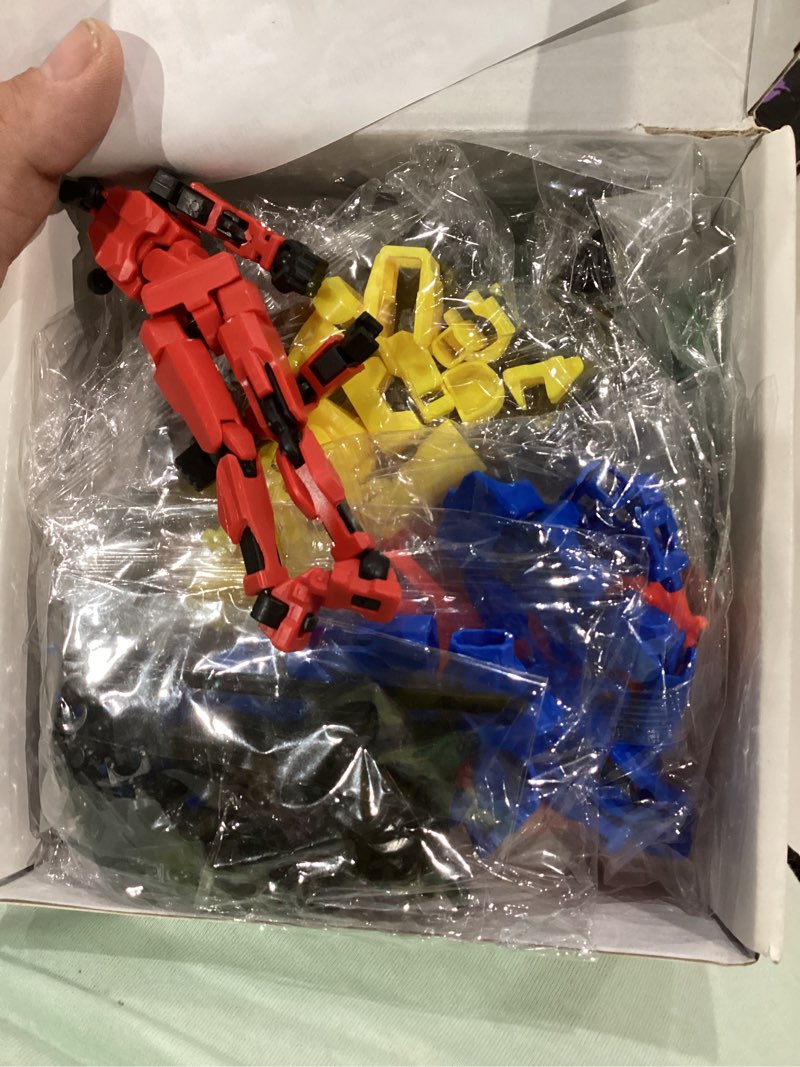 Condition photo showing New/Like New for 10 Pcs T13 Action Figures(Assembly Required),Multi-Jointed Detachable Titan 13 Action Figure with 10 Colors,3D Printed Dummy 13 Action Figure with Accessories for Collectors Desktop Decorations,DIY