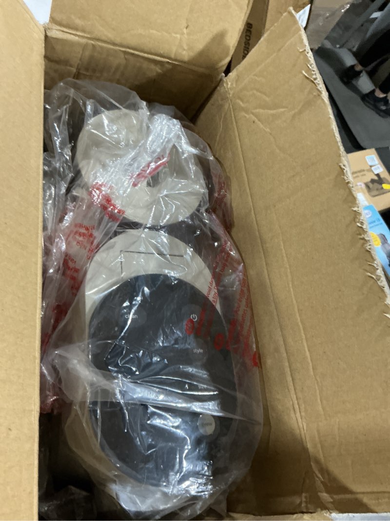 Condition photo showing As Is for Ninja Pod & Grounds Specialty Single-Serve Coffee Maker, K-Cup Pod Compatible, Brews Grounds, Compact Design, Built-In Milk Frother, 56-oz. Reservoir, 6-oz. Cup to 24-oz. Mug Sizes, Stone, PB051ST