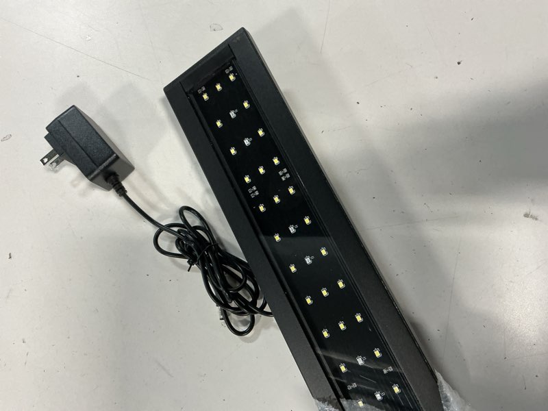 Condition photo showing Good Condition for NICREW C10 Plants LED Aquarium Light, 24-30 in, 16 Watts, Full Spectrum Fish Tank Light with Timer, Day and Night Cycle, Brightness Adjustable 24 - 30 in