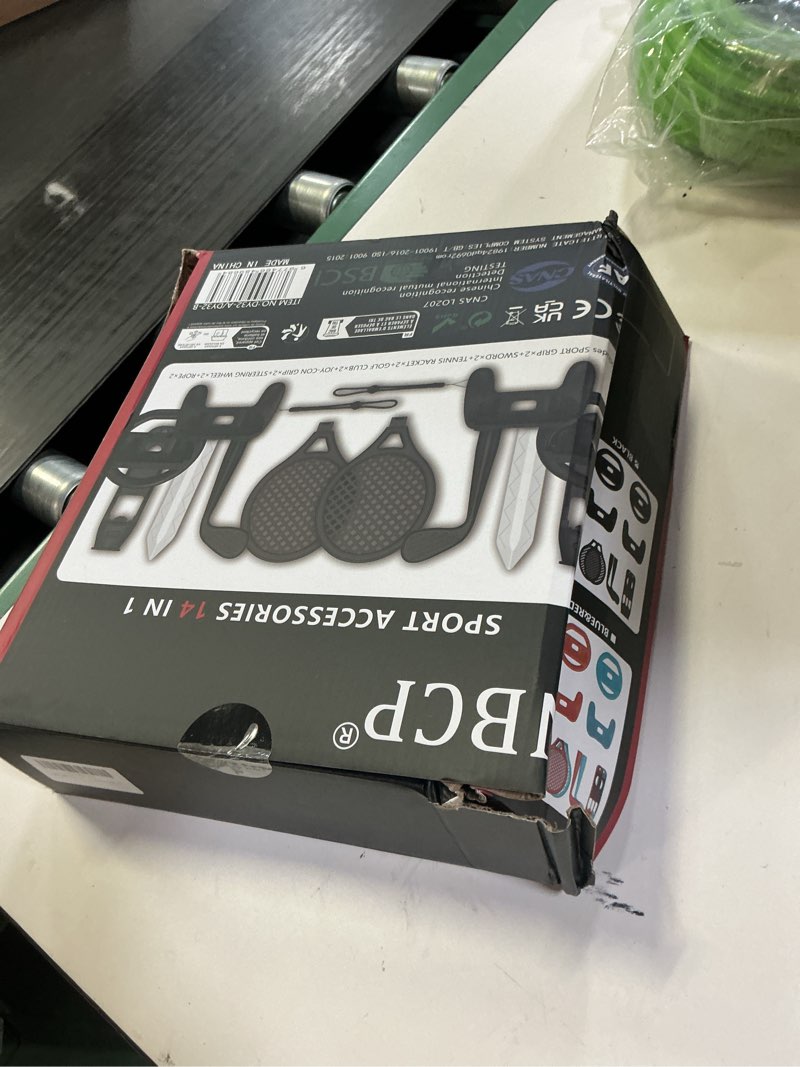 Condition photo showing New/Like New for DOYO Switch 2 Sports Accessories Bundle for Switch 2 Joy-Con with Tennis, Golf, Steering Wheel, Sword - Motion Control Game Kit for Switch Sports & Fitness Games