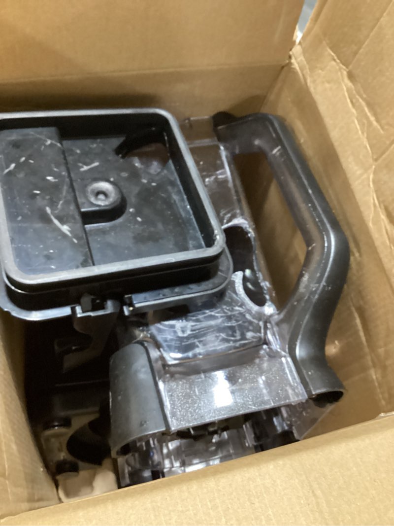 Condition photo showing As Is for ninja professional plus blender | max power smoothie blender, ice cream maker, frozen drink mixer & margarita machine | 3 auto iq™ presets, 1400 w, 72oz total crushing pitcher | dark grey, bn701 72 oz. blender + total crushing pitcher