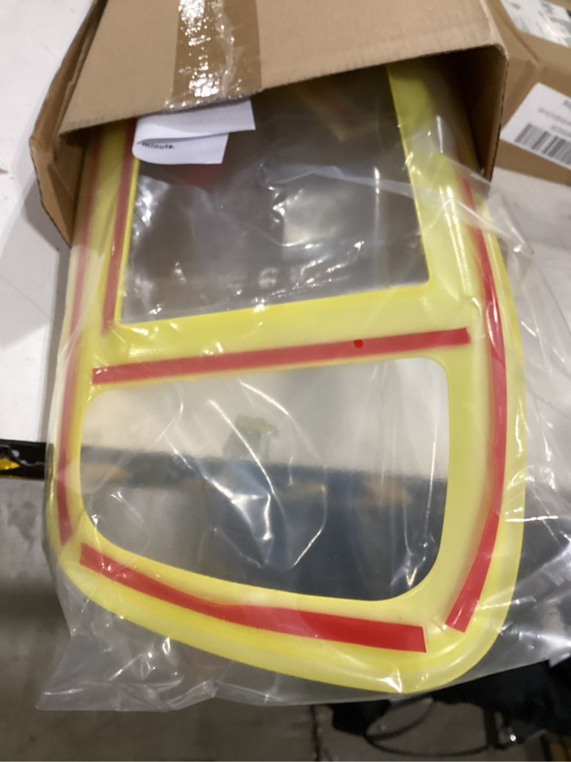 Condition photo showing Good Condition for Voodonala for Challenger Center Consoles Dash Board Dashboard Instrument Protecter Cover Trim Garnish for 2015-2026+ Dodge Challenger Interior Accessories ABS Yellow, 4pcs
