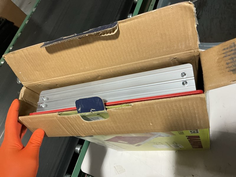 Condition photo showing Good Condition for 17mm thick professional heavy duty floor cutter,13" vinyl plank cutter flooring tool for fast, dust-free cuts on lvp,lvt,spc, laminate | easy-to-use, adjustable-angle cuts, improve efficiency red