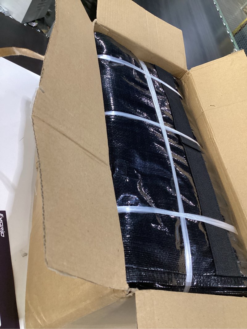 Condition photo showing Good Condition for 12 pack extra heavy duty large moving bags with strong zipper & comfortable handles, sturdy & durable clothes storage bags totes bins, packing moving boxes for college supplies, black black 12 pack
