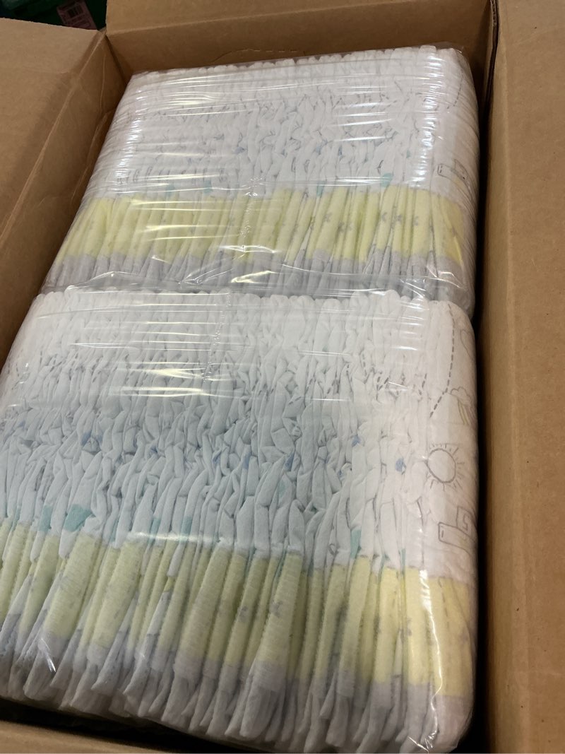 Condition photo showing New/Like New for pampers swaddlers diapers, size 5 (20-37 lbs), 132 count, absorbent, keeps baby dry and comfortable, skin safe disposable baby diaper (packaging may vary) size 5 132