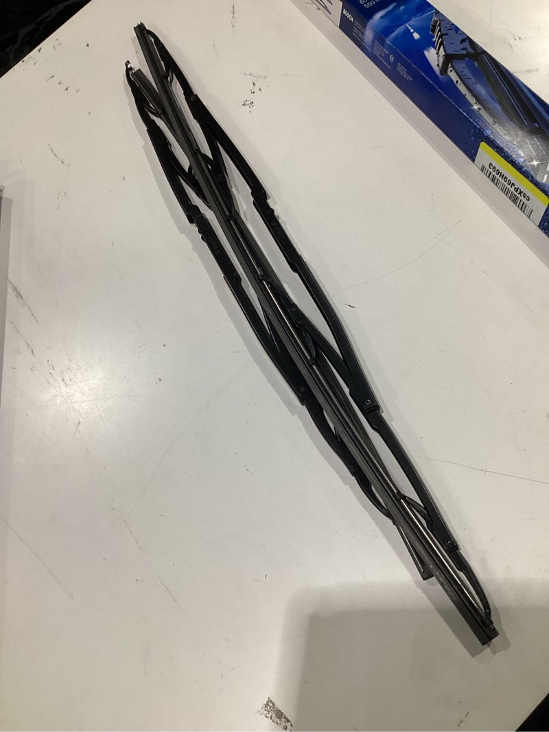 Condition photo showing As Is for bosch automotive 3397001539 twin standard original equipment replacement wiper blade - 26"/22" (set of 2) | driver and passenger side original equipment replacement blades