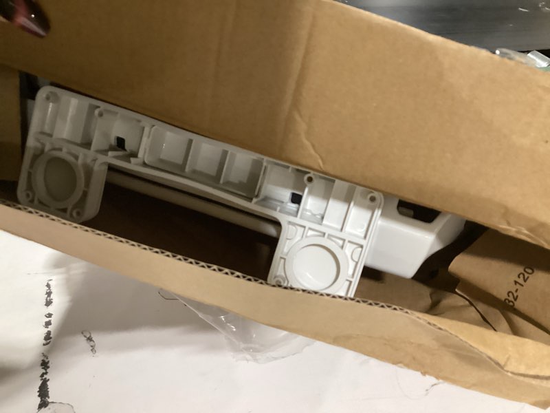 Condition photo showing As Is for Toilet Seat with Toddler Seat, Potty Training Toilet Seat Round 2 in 1 Soft Close Quiet No Slapping, Magnetic Absorption, Easy to Install and Clean,White White Round 16.5inch with Baby Seat & Magnetic