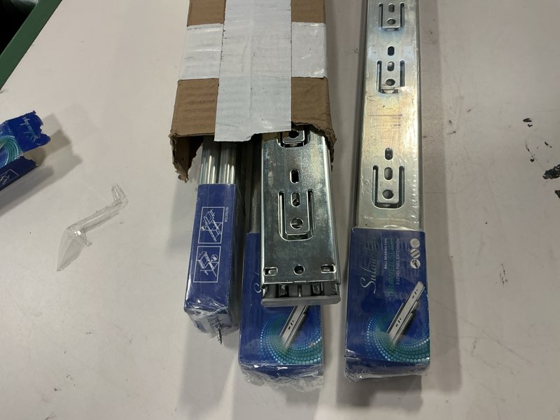 Condition photo showing Good Condition for 18 inch Drawer Slides 4 Pairs (8pcs) Soft Self Close Full Extension Ball Bearing Drawer Rails Side Mount Metal Dresser Runners for File Cabinet Trash Can Kitchen Wardrobe Glides 18" 100 LB Capacity 18inch-450mm