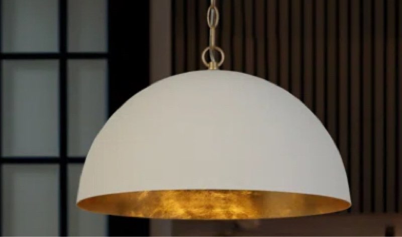 ((similar ))Hylia 1-Light Large 17.7\" Dimmable Single Dome Pendant