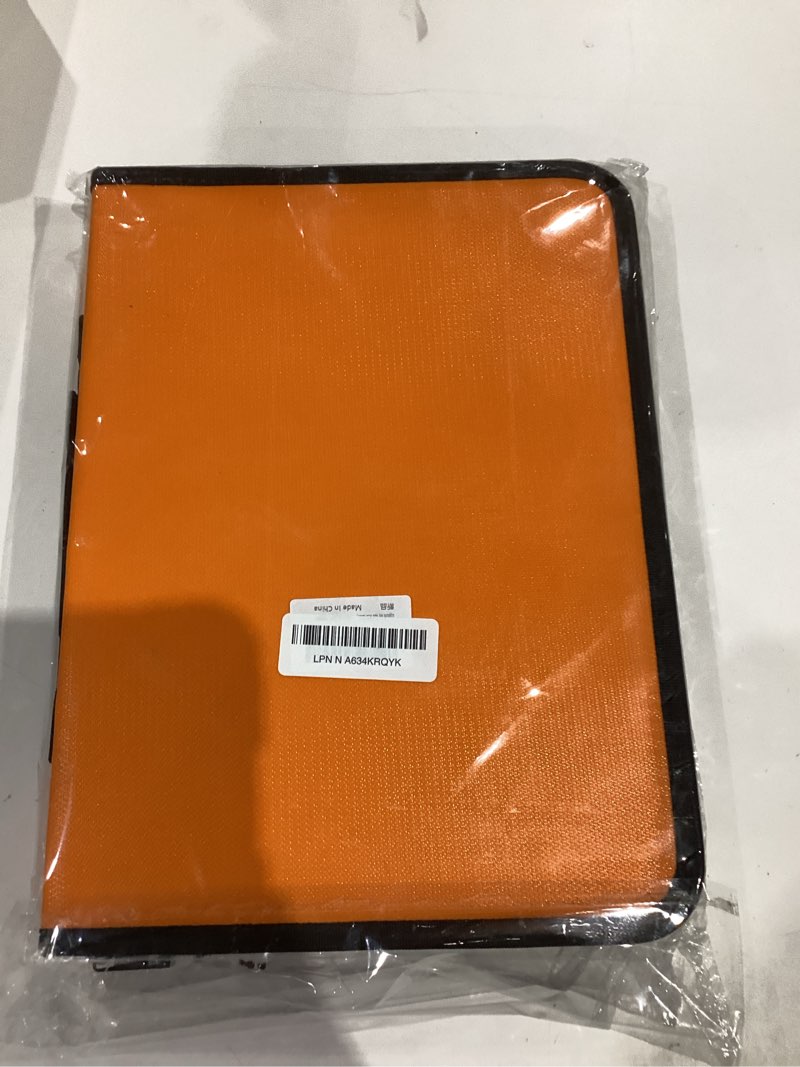 Condition photo showing New/Like New for portable key organizer with handle, fireproof and waterproof key case, key holder with 54 hooks and tags portable key storage book for offices real estate agencies hotels and rental management 54 keys