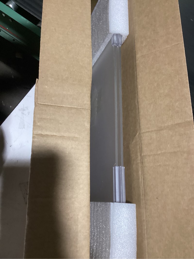 Condition photo showing Good Condition for Clear Acrylic Dog Gate for Indoor Use – 2 Panel Pet Gate for Doorways, No Drilling, Foldable Dog Barrier,Foldable Doggy Cat Fence with Support Feet for Home, Stairs, and Puppy Playpen 2 Panels:40''Wx 24''H