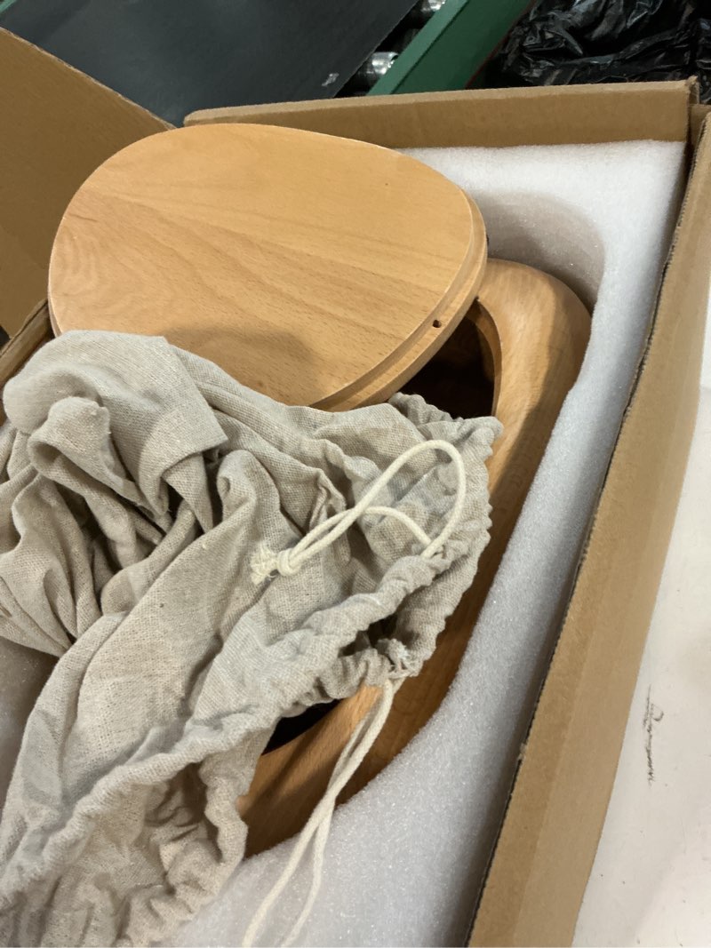 Condition photo showing Good Condition for urn unique river stone wood cremation memorial, human or pet ash keepsake, small, 55 lb capacity (dark chocolate, 55 lb cr capacity) dark chocolate 55 lb cr capacity