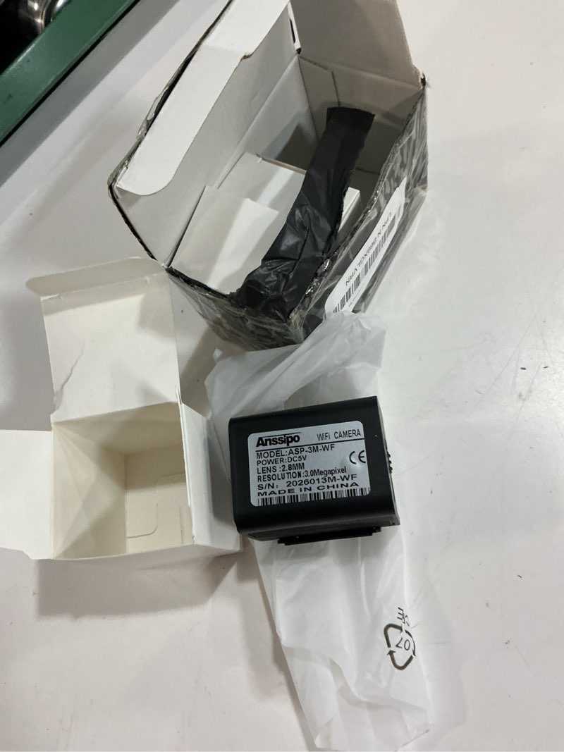 Condition photo showing Good Condition for indoor camera wireless battery powered, 32gb sd card, long battery life, 2k tiny camera, 2.4ghz wifi cameras for home security, 150°remote viewing, night vision, motion detection black