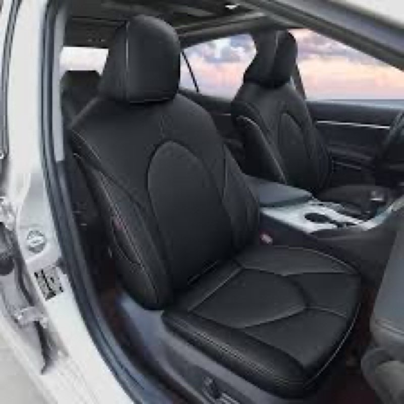 AOMSAZTO Custom Fit Car Seat Cover for Toyota Camry (SE,LE,SE Nightshade) 2018 2019 2020 2021 2022 2