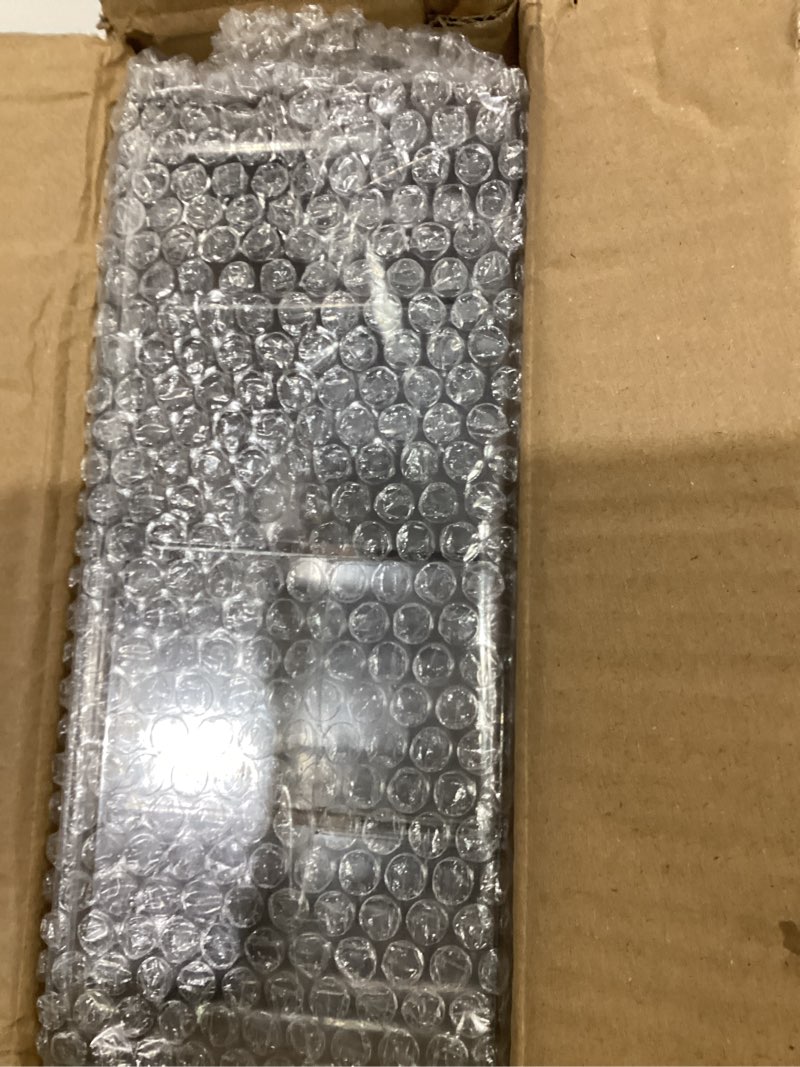 Condition photo showing New/Like New for Socks Underwear Drawer Organzier Dividers, 16 Compartment Removable Divided Plastic Storage Bin with Lid, Storage Organizer for Scarves Ties Bras, Clear Dresser Drawer Organizers Large-16 Grids