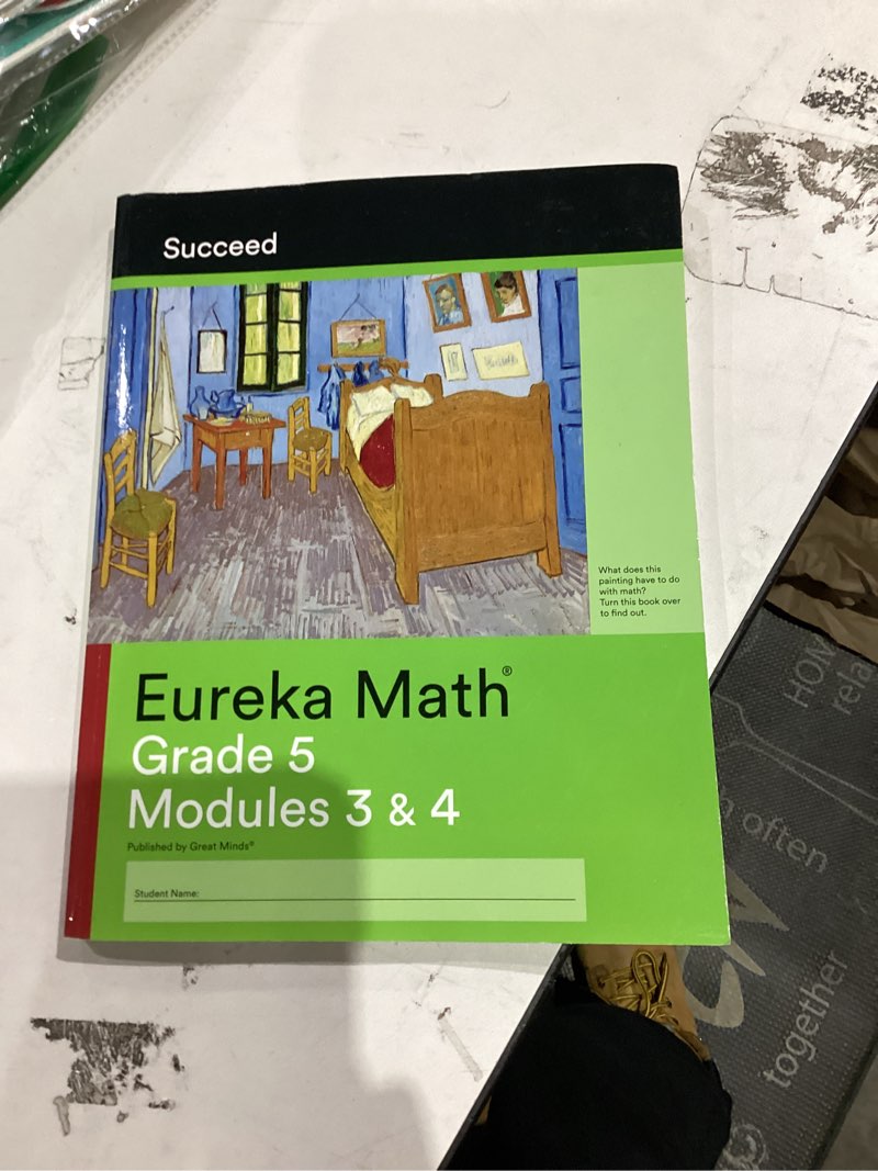 Condition photo showing New/Like New for Eureka Math Succeed Grade 5 Modules 3 & 4 Paperback – January 1, 2018