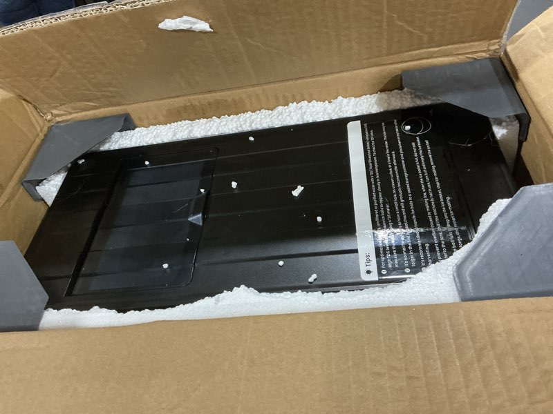 Condition photo showing Good Condition for ecozy 2.1" clear ice ball maker with crystalflux technology, minimal footprint sphere ice maker with 8h timer, 1 pc in 30 mins, 48 pcs/day, self-cleaning for home bar whiskey & bourbon glossy black