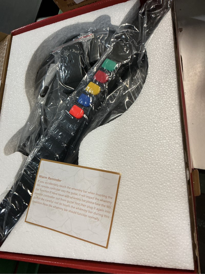 Condition photo showing Good Condition for nbcp pc guitar hero controller, wireless ps3 guitar hero with dongle for pc/playstation 3, compatible with guitar hero, rock band, clone hero & fortnite festival - black black for ps3,pc
