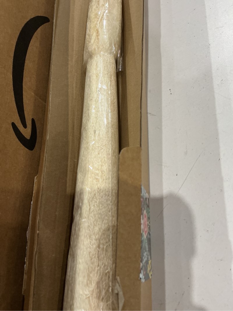 Condition photo showing As Is for (incomplete, missing pieces, only 5)10 stems 46\" inch white pampas grass decor tall, large pompas grass, boho neutral home decor bouquet, fluffy pampass grass for floor vase wedding floral arrangements wall farmhouse table decor 10pcs 46inch white