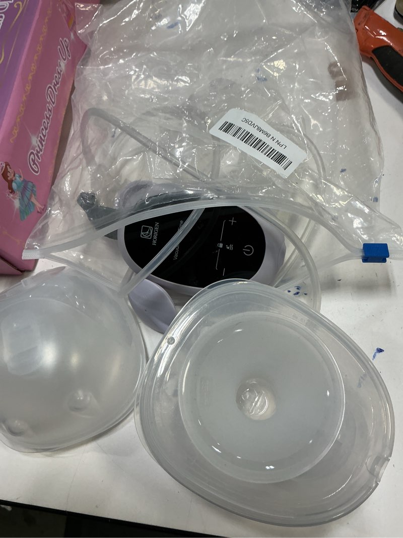 Condition photo showing As Is for Breast Pump D6, Ultra-Lightweight Hands Free Wearable Breast Pump with Upgraded Leak-Proof Double-Seal Flange, Electric Breastfeeding Pump 3 Modes | 9 Levels, 3 Fine-Tuned Rhythms, 15/17/19/21/25mm 2 Count