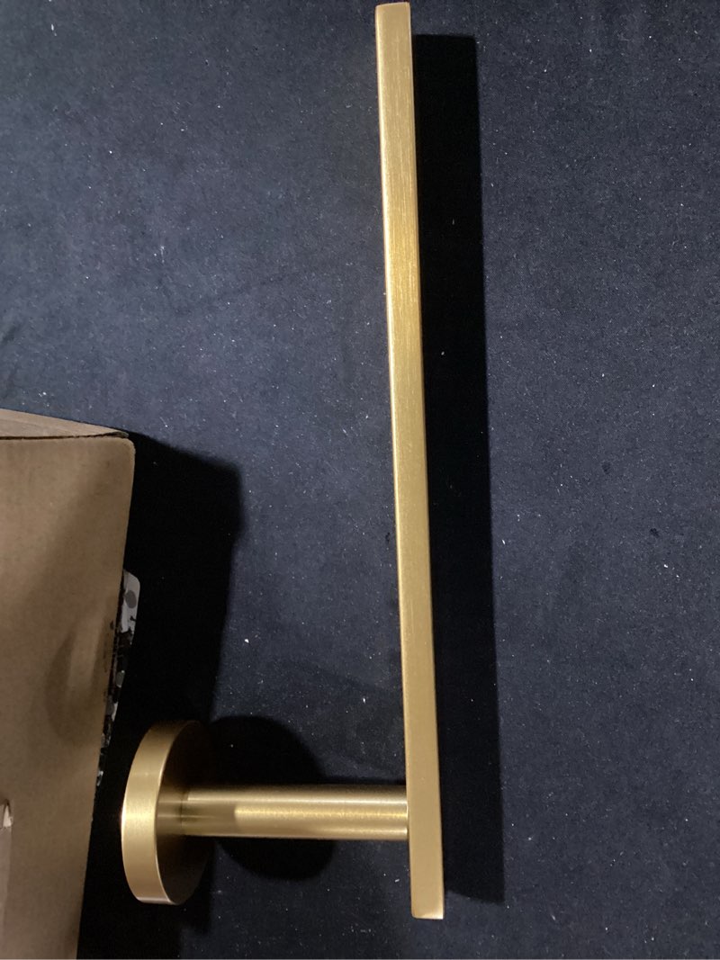 Condition photo showing Good Condition for hand towel rings bathroom towel holder modern small bath towel bars stainless steel wall mounted brushed gold an3001gd brushed gold 1 pack