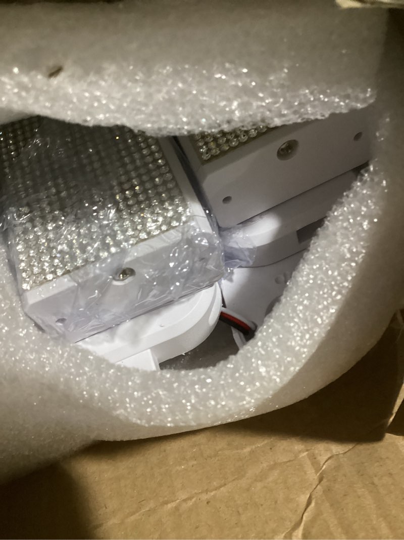 Condition photo showing New/Like New for nail tech lamp for desk, 34 in large half moon light with phone holder, 48w brightness adjustable lash arc light for manicure, tattoo, spa, salon, 3000k-6000k led manicure lamp white with phone holder