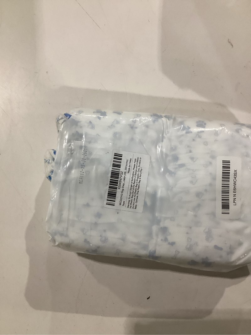 Condition photo showing Good Condition for micooyo dog diapers male disposable super absorbent male dog wraps lighter dogs diaper leakproof puppy diaper doggie diapers with wetness indicator (xs, 20counts) extra small 20