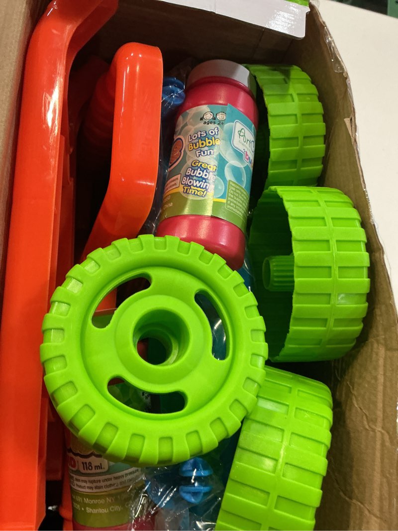 Condition photo showing Good Condition for artcreativity bubble lawn mower for toddlers 1-3, kids bubble machine for 1 year old boy gifts, bubbles blowing push toys for kids, summer outdoor gardening toys for birthday gifts boys & girls blue