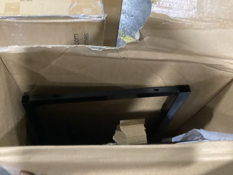 Condition photo showing As Is for tv stand height adjustable swivel 3-tier for 32 37 43 47 50 55 60 65 inch tvs, 3-in-1 corner tv stand mount, black