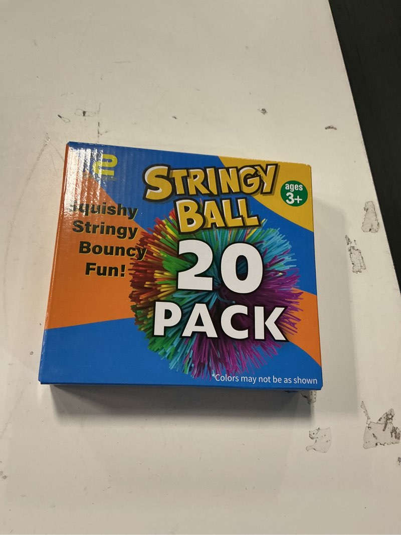 Condition photo showing New/Like New for Stringy Balls & Fidget Toys 20 Pack - Fun Easter Gifts for Kids Classroom School - Toddler Birthday Gifts for Boys & Girls - Sensory Easter Party Favors 3 4 5 6 7 8 + Year Old Gift Idea